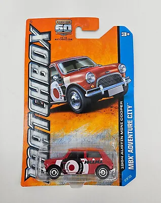 Matchbox MBX Adventure City 60th Anniversary 1964 Red Austin Mini Cooper Car • $14.40