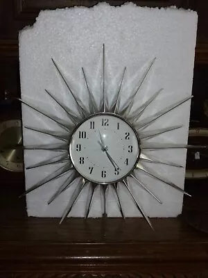 Acctim 43cm Sunburst Wall Clock For Home Or Office • £19.99