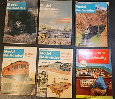 Vintage Model Railroader Magazines - LOT W/ Practical Guide To Model Railroading • $0.99