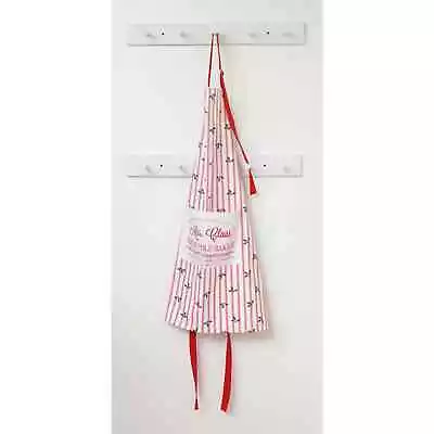 New Christmas Peppermint Candy MRS. CLAUS NORTH POLE BAKERY APRON Full Body • $24.99