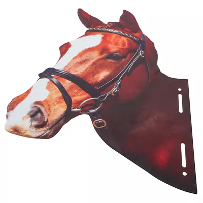 Iron Horse Head Hanging Ornament For Garden And Living Room Decor • £12.53