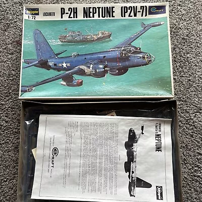 Hasegawa Lockheed P-2H Neptune P2V-7 1:72 Scale Kit Complete #JS-082 • $44.25