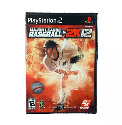 PS2 Major League Baseball 2K12 (Sony PlayStation 2 2012) Brand New! Sealed! • $3.22