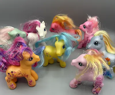 Lot Of 8 My Little Pony 2002 & 2007 Joy Friendship Minty Star Swirl Autumn Skye • $22.25