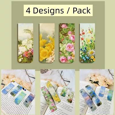 4 Pcs / Pack Magnet Bookmark Van Gogh Painting Reading Readers Gift US Shipping • $6.95