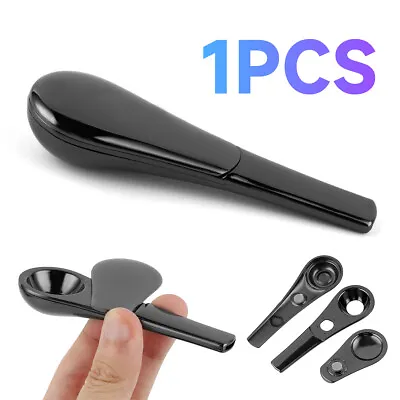 Portable Magnetic Metal Spoon Smoking Pipe Black With Gift Box- FAST SHIP CN • $8.07