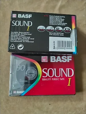 Basf Sound 1 C-90 New  Blank Cassette Tapes. One Tape Only • £3