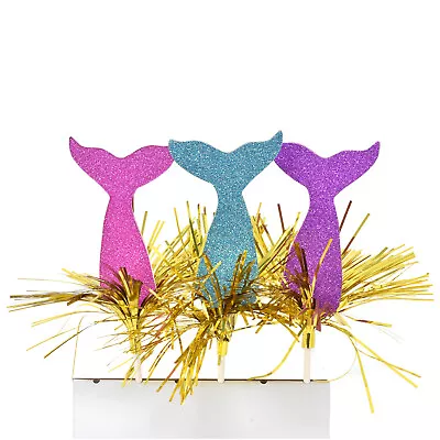 Legendary Mermaid Tail Cake Toppers 7-Inch 6-Count • $8.44