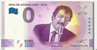 0 Euro - Muslum Gurses - 0 Euro Turkey - Limited 5000 PCS - 0 Euro Souvenir • £3.65