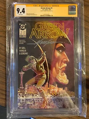 Green Arrow #1 DC Comics CGC Signature Series 9.8 Signed Mike Grell • $135.95