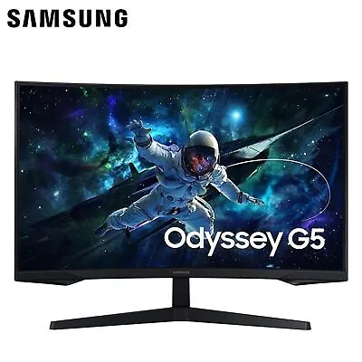 SAMSUNG Odyssey G5 S27CG550 165Hz 27  Curved Gaming Monitor 16:9 HDR10 • $771.19