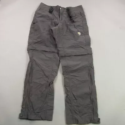 Mountain Hardwear Pants Mens Medium Lightweight Hiking Zip Off Short Convertible • $23.97