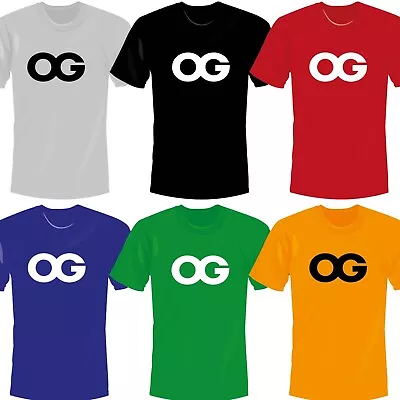 OG T-Shirt - Original Gangster Internet Swag Hip Hop Text Dope Ice T Tee Top • £9.99