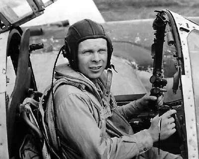 Ace Pilot Richard Bong In His P-38 In New Guinea 1944 WWII WW2 8x10 Photo 57b • $7.43