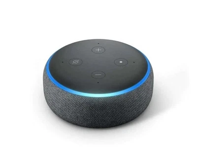 $40 • Buy 2 X Amazon Echo Dot Speakers (3rd Gen) - Charcoal (BRAND NEW) AU STOCK