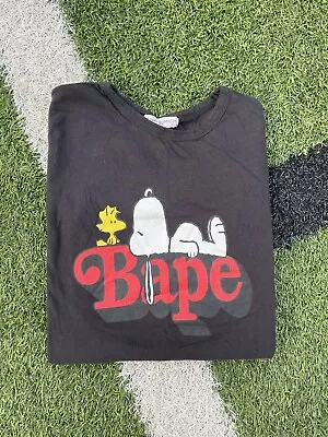 Bape Japan A Bathing Ape Snoopy Baby Milo T-Shirt • $40