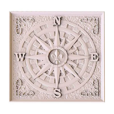 Polyurethane Mat Stamp COMPASS LILY | Texturing Concrete Cement Imprint Stamping • $232