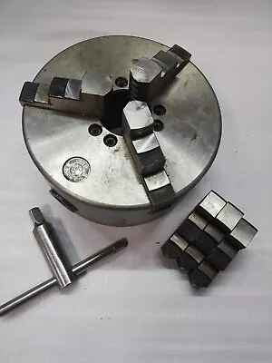 Lightly Used 3 Jaw 6  Lathe Chuck D1-4 Camlock Mount • $129.95