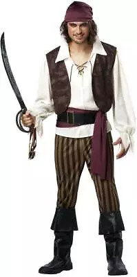 California Costume Rogue Pirate Adult Men Halloween Outfit 00827 • $23.28