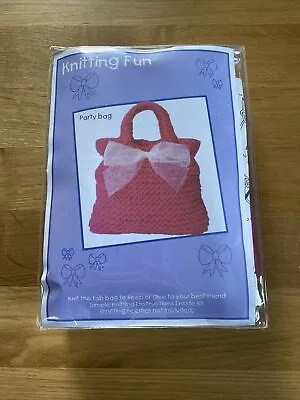 Twilleys Learn To Knit Kit - Ideal Stocking Filler. Knit Your Own Handbag - NEW • £6.99