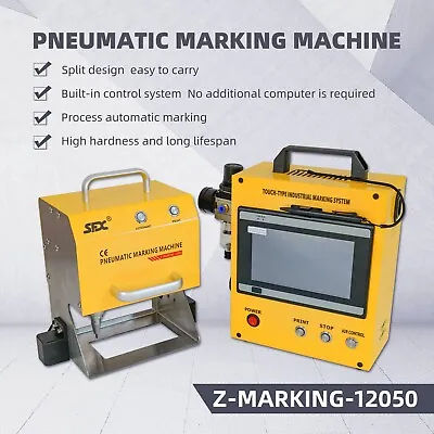 Engraving Marking Machine Portable Handheld Dot Peen Marker For Metal 120*50mm • £959