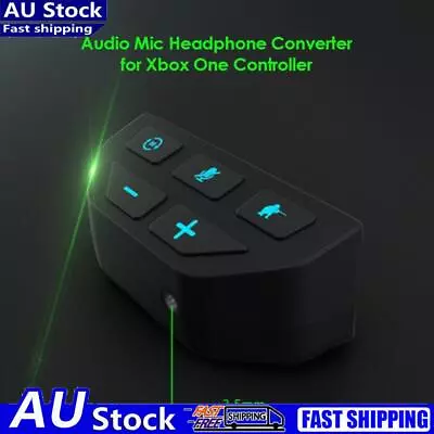 Stereo Headset Adapter Audio Mic Headphones Converter For Xbox One Controller • $26.59