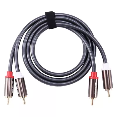  2 Rca To 2 Rca Male To Male Hifi Audio Cable Ofc Av Speaker Wire For  Dvd Ampl • $11.99