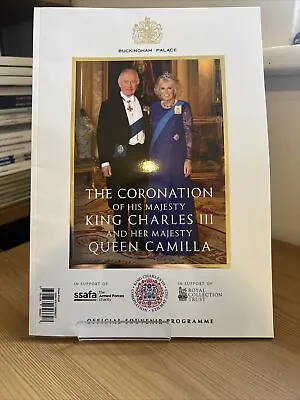 Official Souvenir Programme The Coronation Of King Charles III And Queen Camilla • £9.99