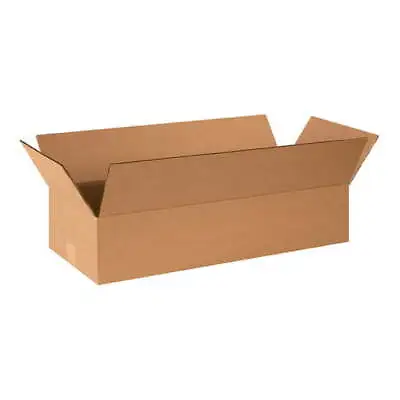 24 X 8 X 4  Long Corrugated Boxes ECT-32 Brown Shipping/Moving Boxes 25/Bundle • $52.31