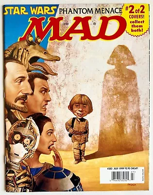 Mad Magazine   Jul 1999  #383 Star Wars Comics Not Touched Over 20 Yrs!  Mint • $12.99