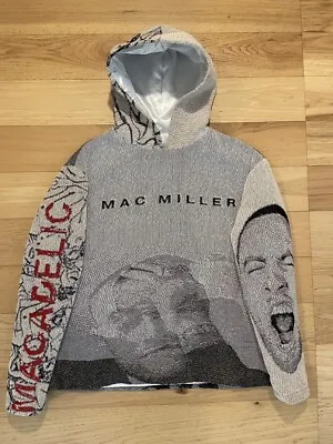 Mac Miller Silk Lined Tapestry Hoodie • $150
