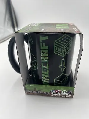 Minecraft Color Change Mug 15oz  Brand New In Box Video Game Merch • $10.99