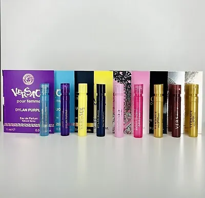 Versace Perfume Collection For Women Sample Size 9pc Set • $28.95