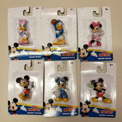 2021 Disney Junior Mickey Mouse Funhouse Mini Figures Complete Set Of 6 MOC • $9.45