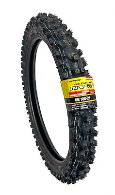 Dunlop MX53 Tire 80/100-21 Front Dirt Bike Motorcycle Geomax 80 100 21 45236987 • $111.99