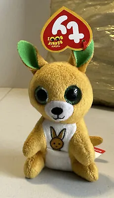 Kipper Kangaroo Ty Teenie Beanie Boos Birthday January 28th Australia Toy W Tag • $7.20