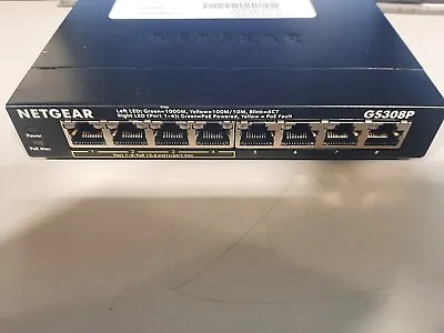*Lot Of 3* NETGEAR GS308P 8-Port Gigabit Ethernet Unmanaged Switch PoE • $80
