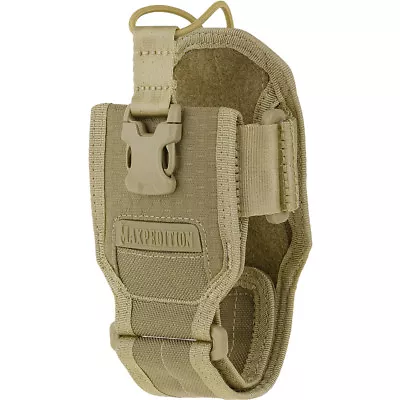 Maxpedition AGR Tactical Radio Pouch Hex Ripstop Bungee GPS Holster Holder Tan • $61.95