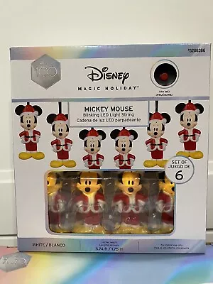 Disney Magic Holiday Mickey Mouse Blinking LED Light String • $22