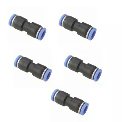 5pc 5/16  OD Tube Pneumatic Straight Union Connector Push To Connect Air Fitting • $7.30