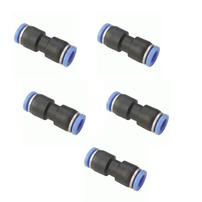 5pc 5/32  OD Tube Pneumatic Straight Union ConnectorPush To Connect Air Fitting • $7.25