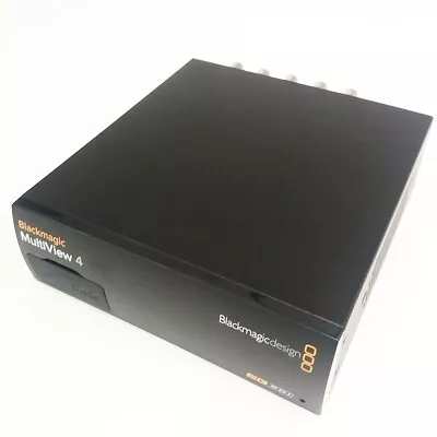 Used Blackmagic MultiView 4 HDL-MULTIP6G-04 Won't Power On For Parts As-Is • $12