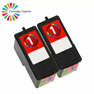 Remanufacture 2 Color Ink Cartridge For Lexmark NO.1 X2310 X2350 X2450 X2470 • £12.75