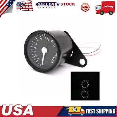 Tachometer Speedometer Gauge Digital Accessories Electronic 12000RPM Motorcycle • $20.59