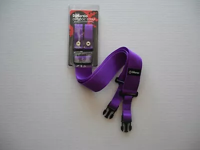 $26 • Buy Dimarzio Nylon Cliplock Strap 2 Inch Wide Purple Dd2200