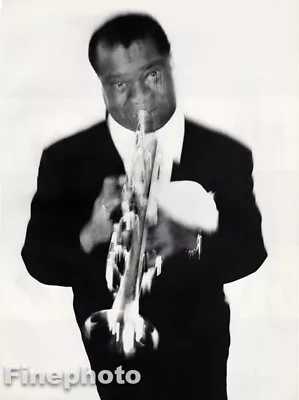 $187.42 • Buy 1956 Vintage RICHARD AVEDON Louis Armstrong Jazz Trumpeter Music Photo Art 16x20