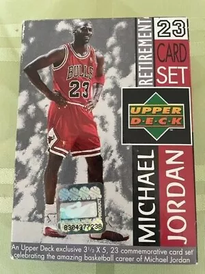 Michael Jordan Retirement Card Set 1999 Upper Deck 23 Cards Complete Set Jordan • $24.99