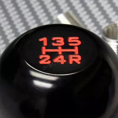 Black 5-Speed Type-R Manual Aluminum Transmission Shift Shifter Knob Universal • $8.99