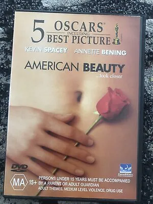 $5 • Buy American Beauty - DVD  - Kevin Spacey Annette Benning Chris Cooper - Region 4