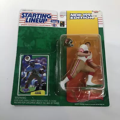1994 STARTING LINEUP NFL Steve Young San Francisco 49ers  Football In Case • $9.49